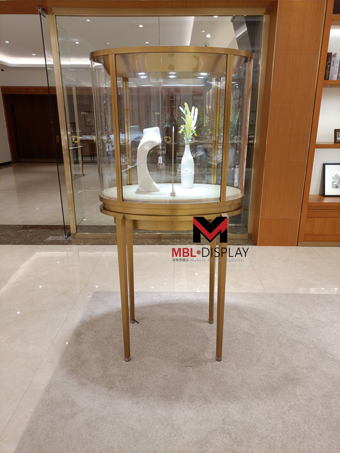 Multi-Layered Jewelry Cabinets for Organized Display