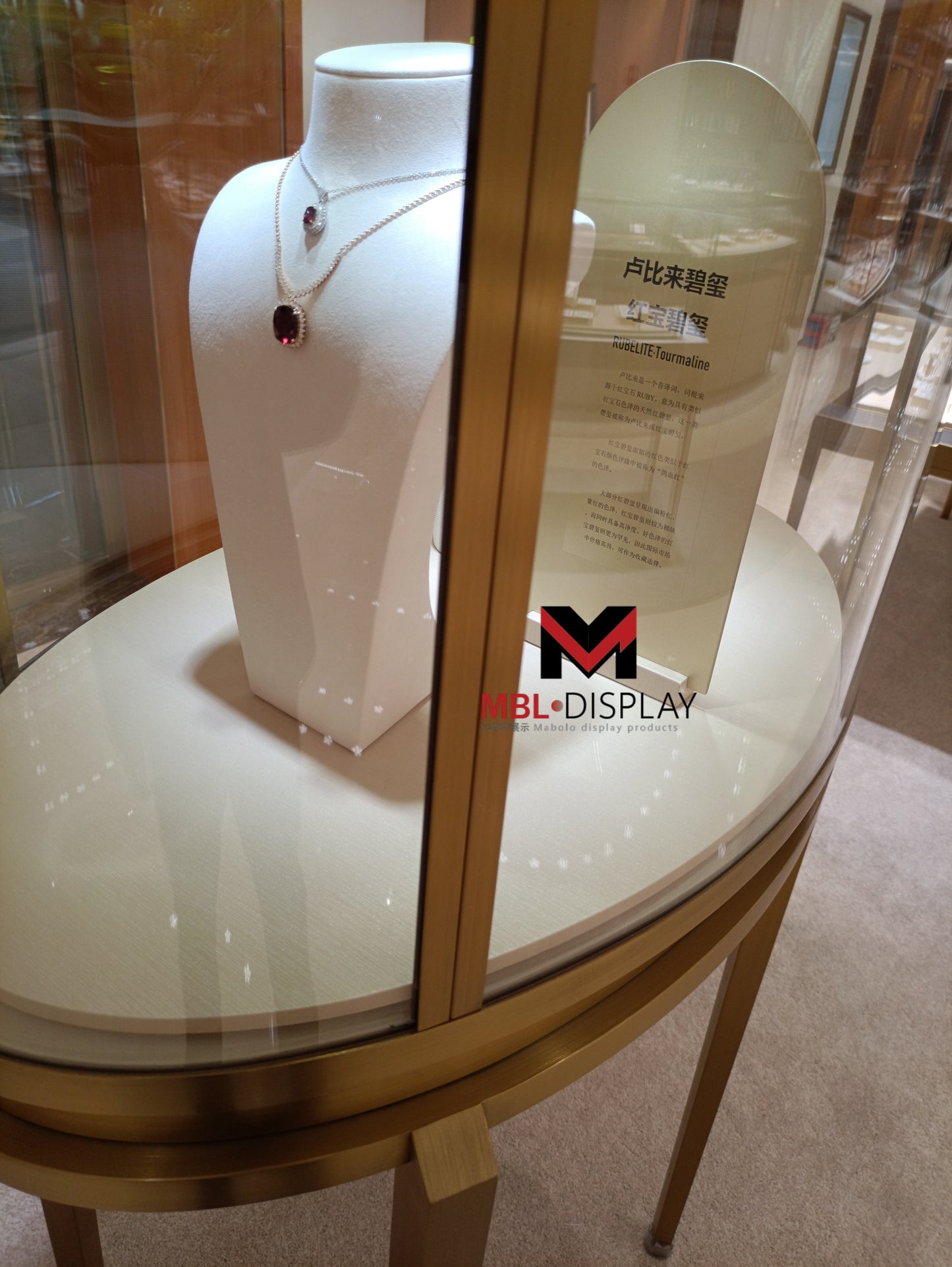 Multi-Layered Jewelry Cabinets for Organized Display