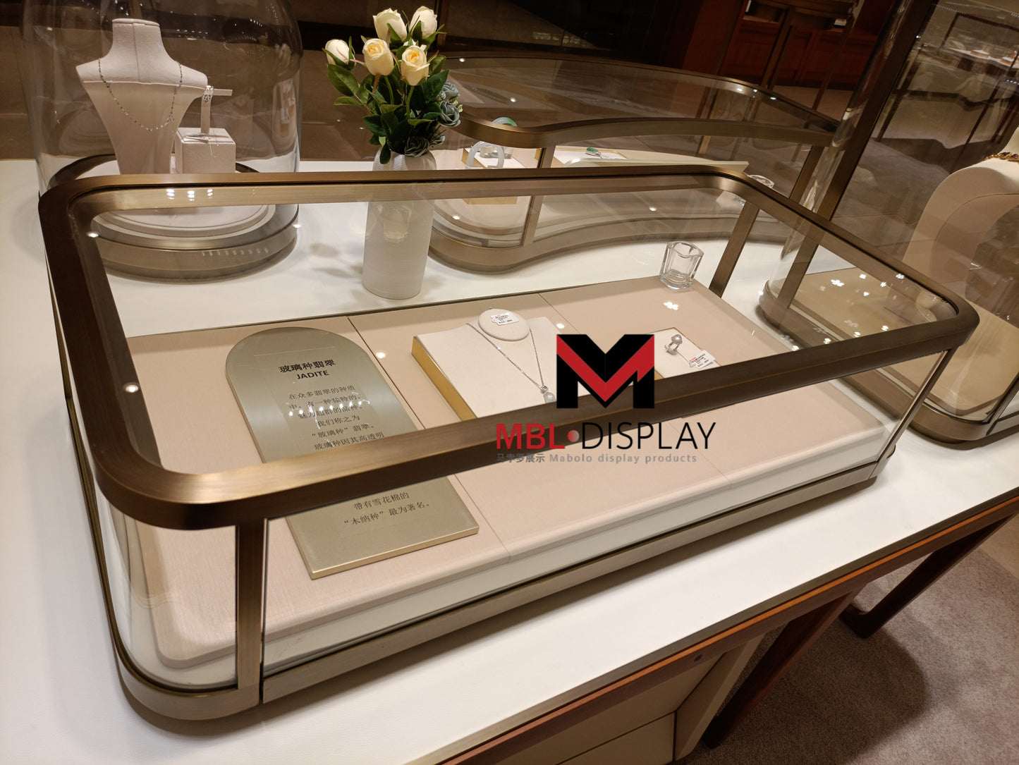 Secure Jewelry Storage Cabinets with Locking Mechanism