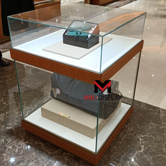 Shopping mall jewelry display case Jewelry store display case Jewelry display case Stainless steel glass display case